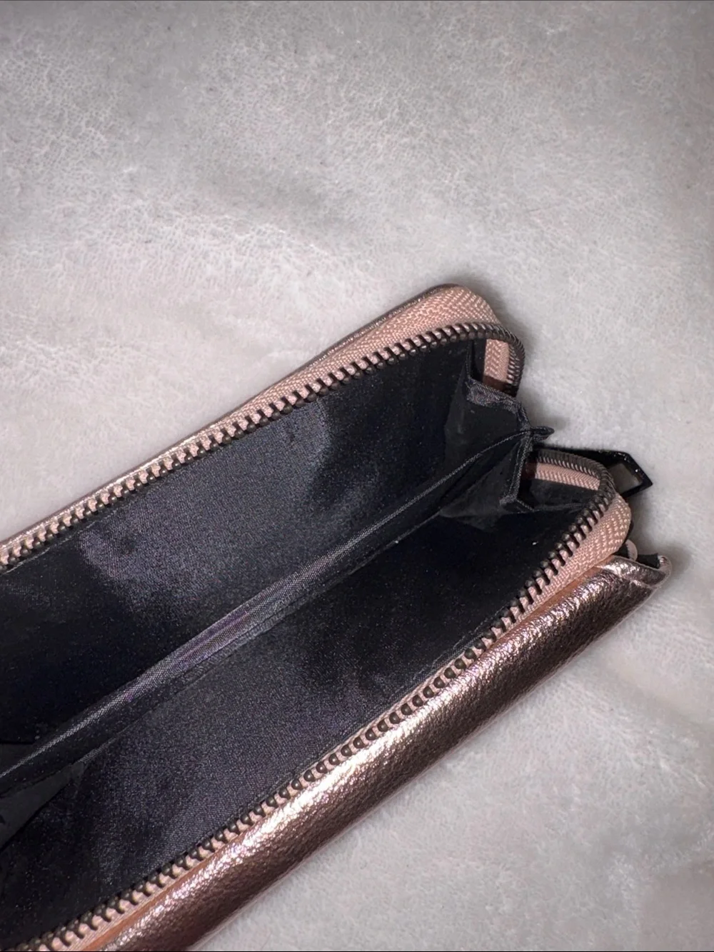 Rampage Metallic Rose Gold Card Wallet Phone Case with Snap